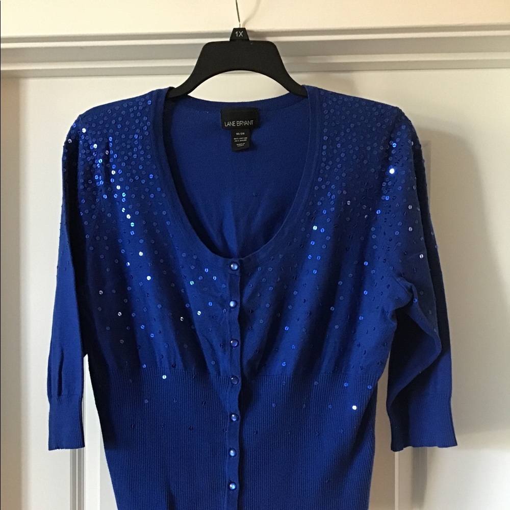Lane Bryant Sequined Cardigan